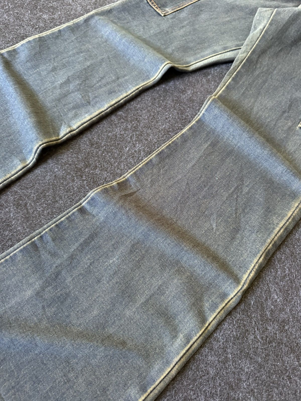 If Six Was Nine × Japanese Brand × Le Grande Bleu (L.G.B.) Daily Topics Japan Flare Cargo Faded Seam Jeans Size US 28 / EU 44 - 6 Thumbnail