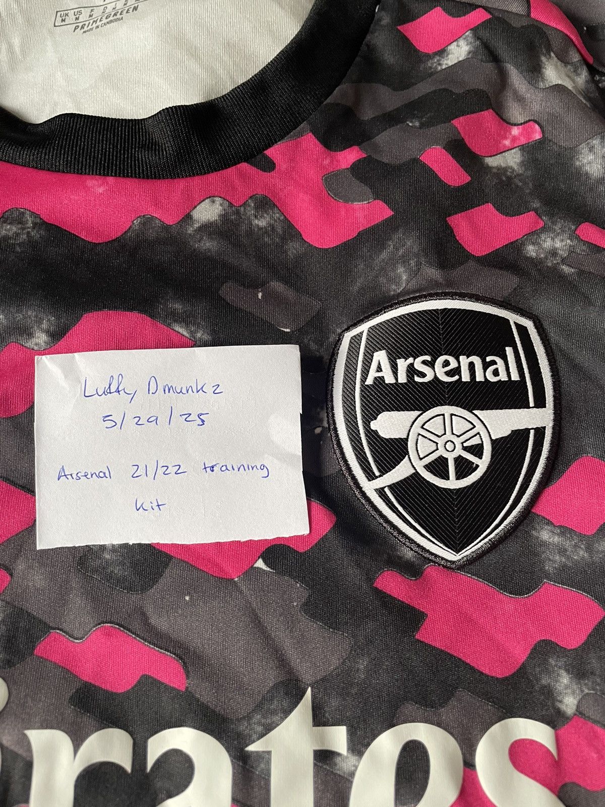 Adidas Arsenal 21/22 training kit Size US M / EU 48-50 / 2 - 3 Thumbnail