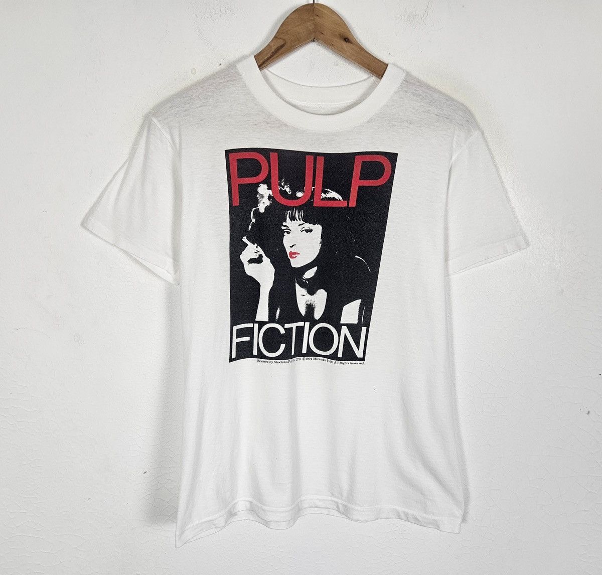 Vintage Vintage 90s Pulp Fiction Miramax Quentin Tarantino movie tee Size US M / EU 48-50 / 2 - 3 Thumbnail