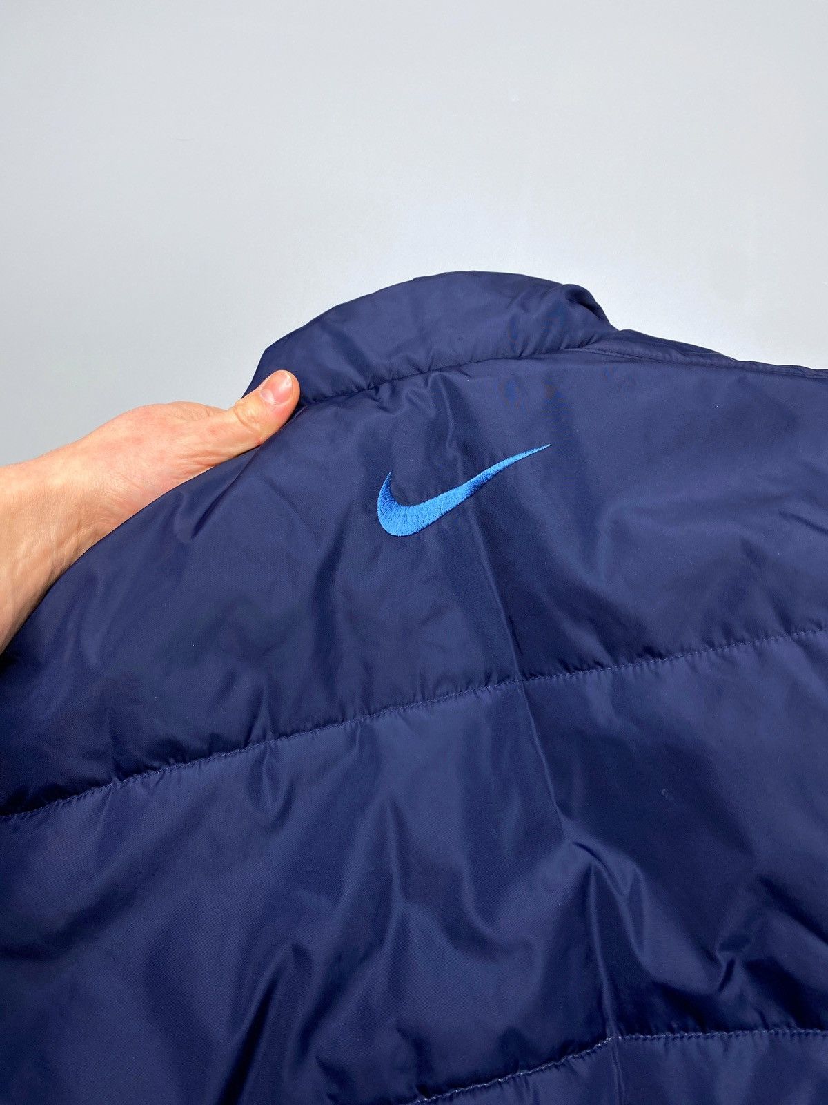 Nike Vintage 90’s Nike Y2k Nylon Reversible Puffer Down Jacket Size US S / EU 44-46 / 1 - 5 Thumbnail