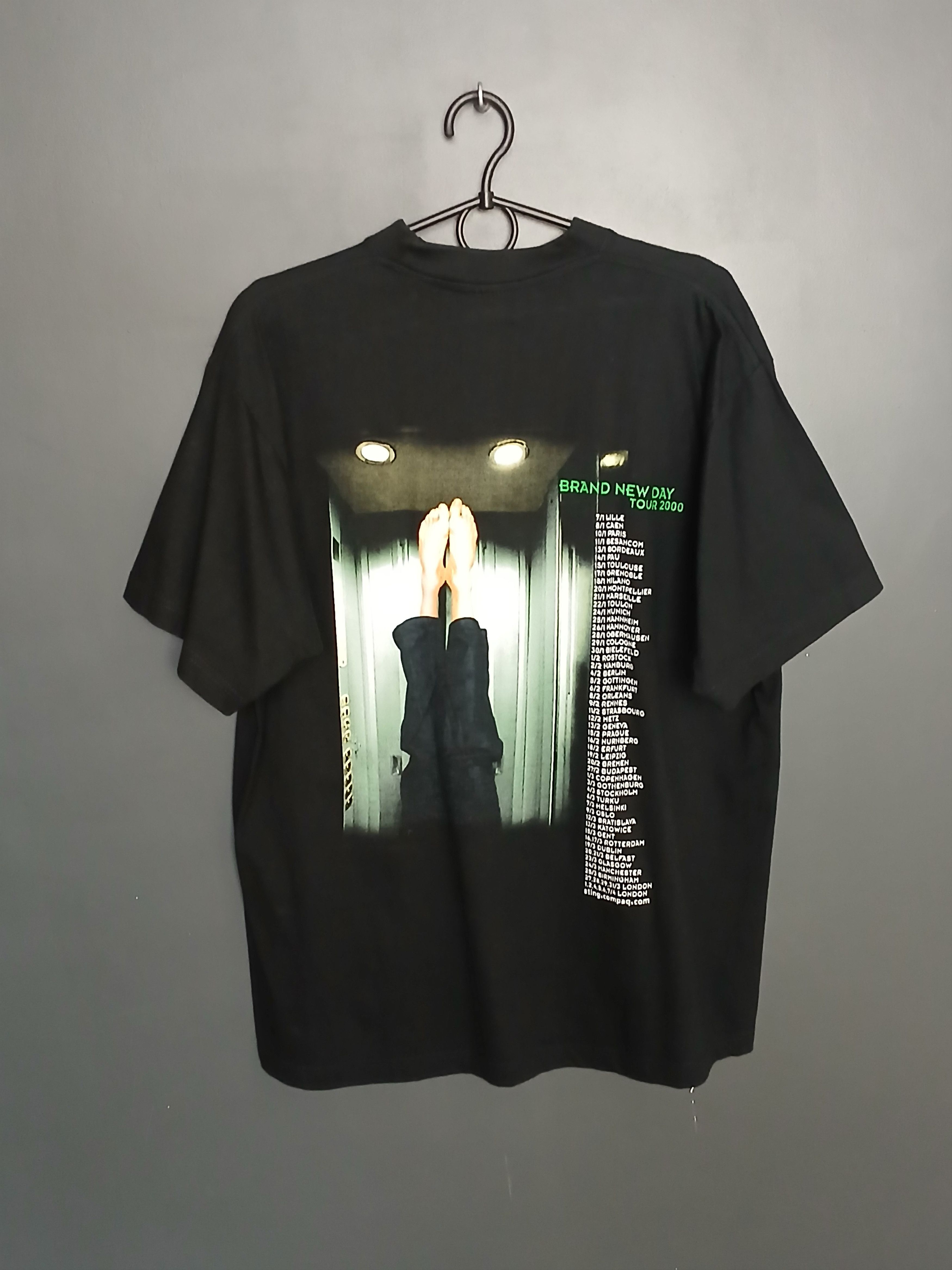 Band Tees × Vintage Vintage Sting Brand New Day Tour 2000 T-Shirt Size US L / EU 52-54 / 3 - 2 Thumbnail