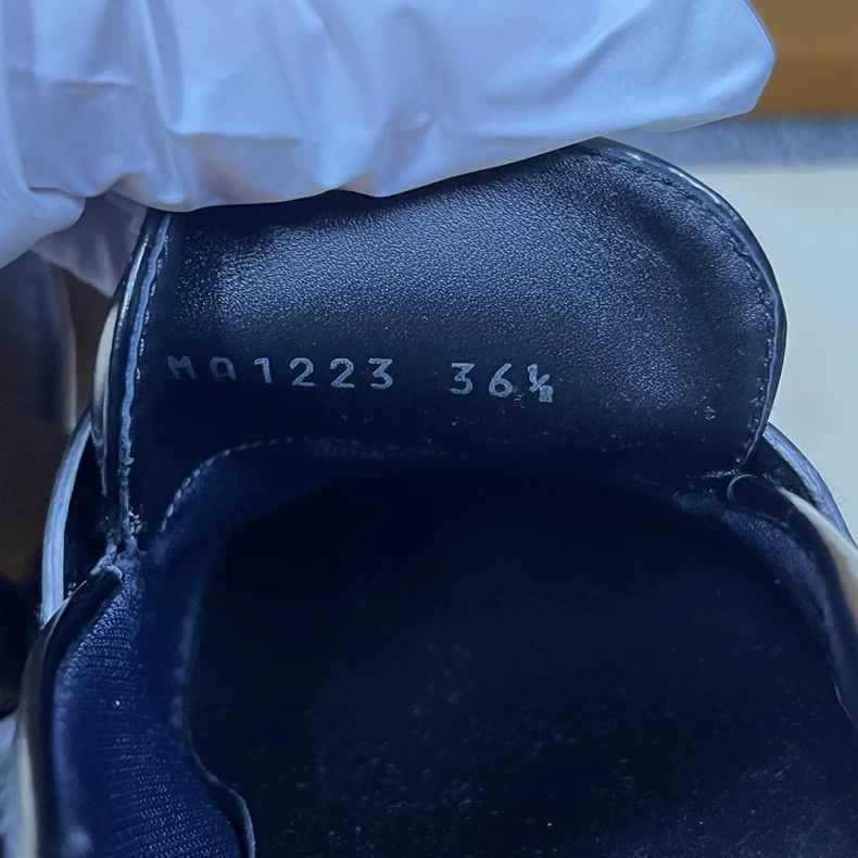 Louis Vuitton Louis Vuitton Black leather slip-on loafers with round toe Size US 6 / IT 36 - 5 Thumbnail