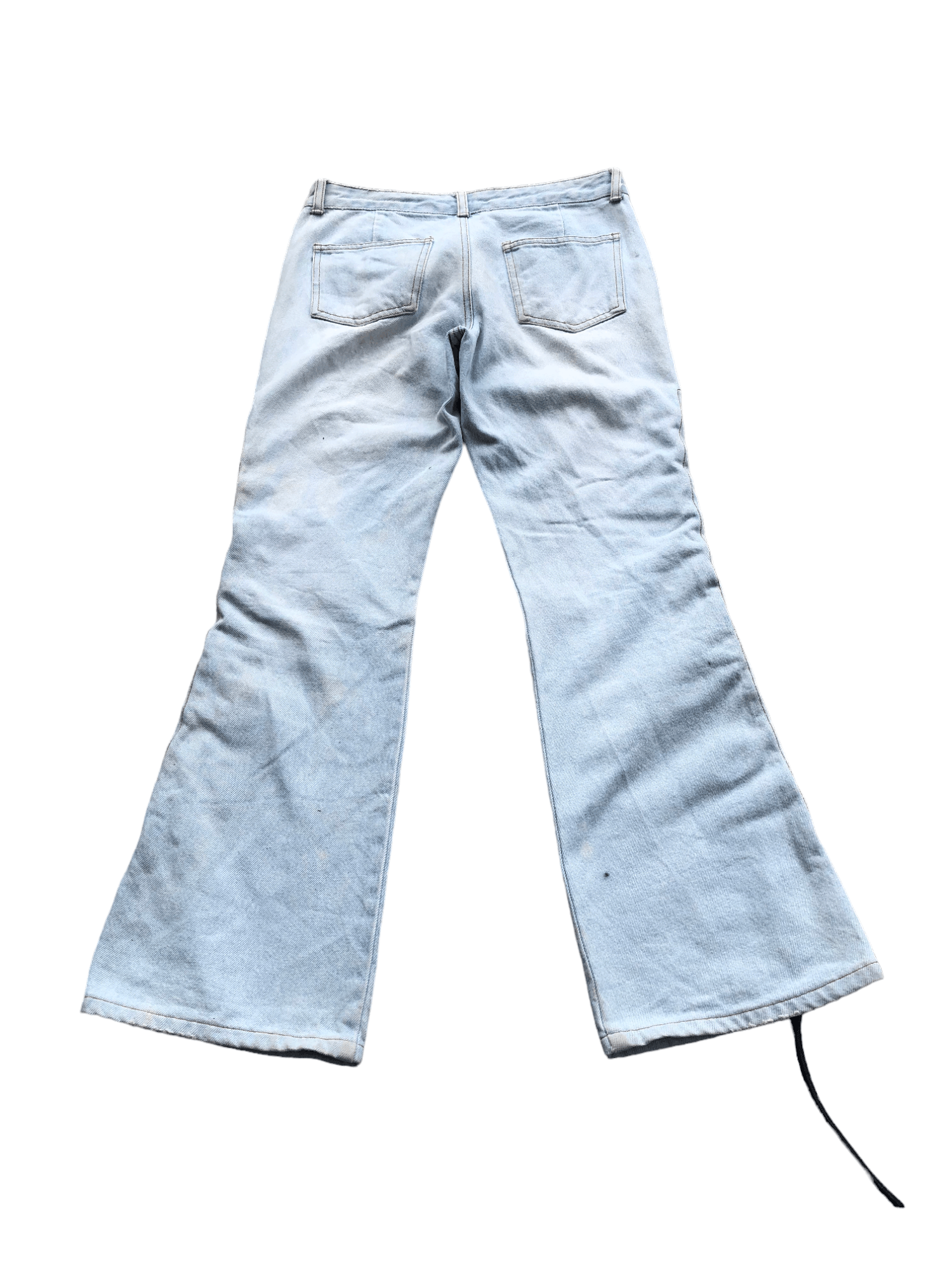 20471120 Japanese flare Lace up denim Size US 28 / EU 44 - 2 Thumbnail