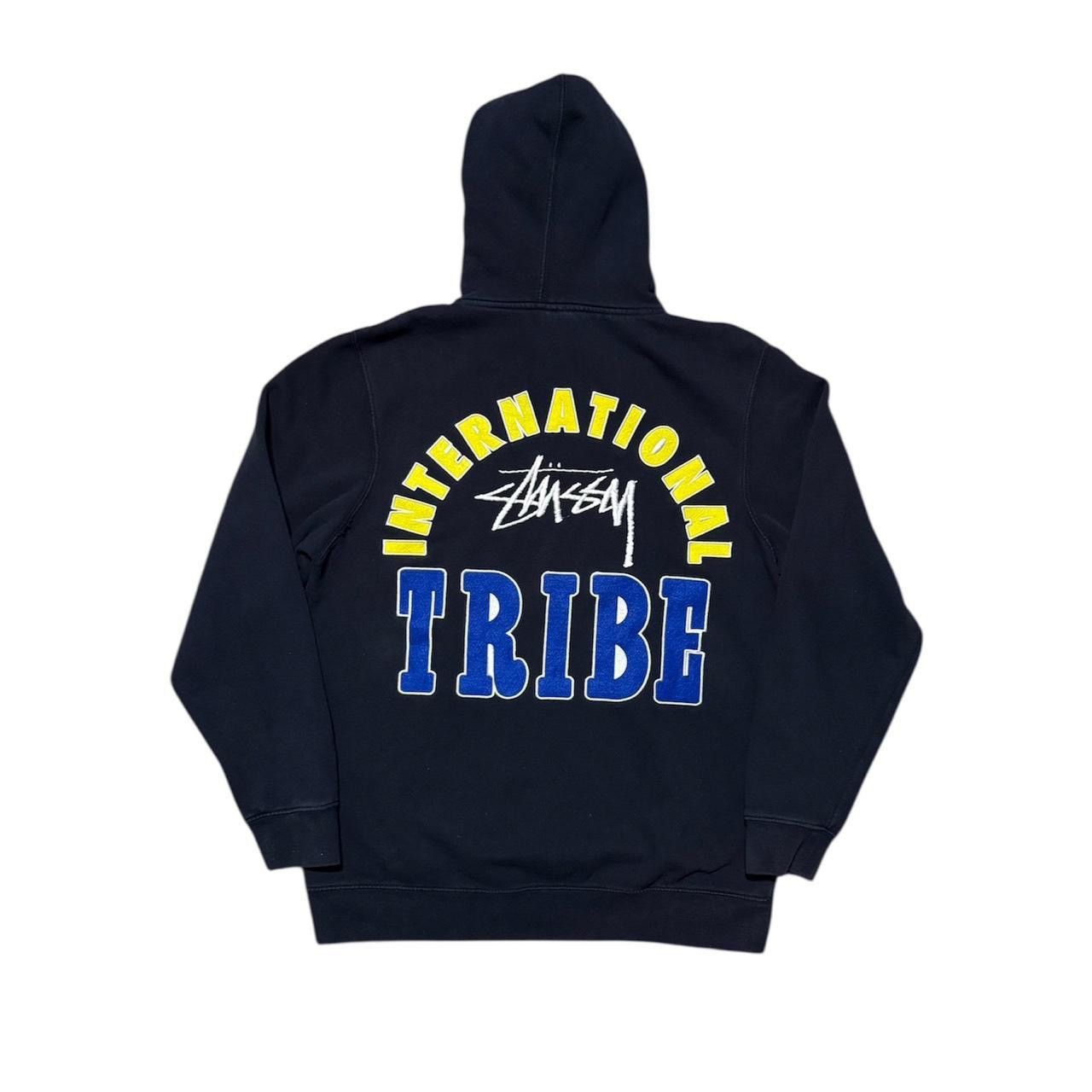 Stussy 2000s Stüssy International Tribe Hoodie Size US L / EU 52-54 / 3 - 2 Thumbnail