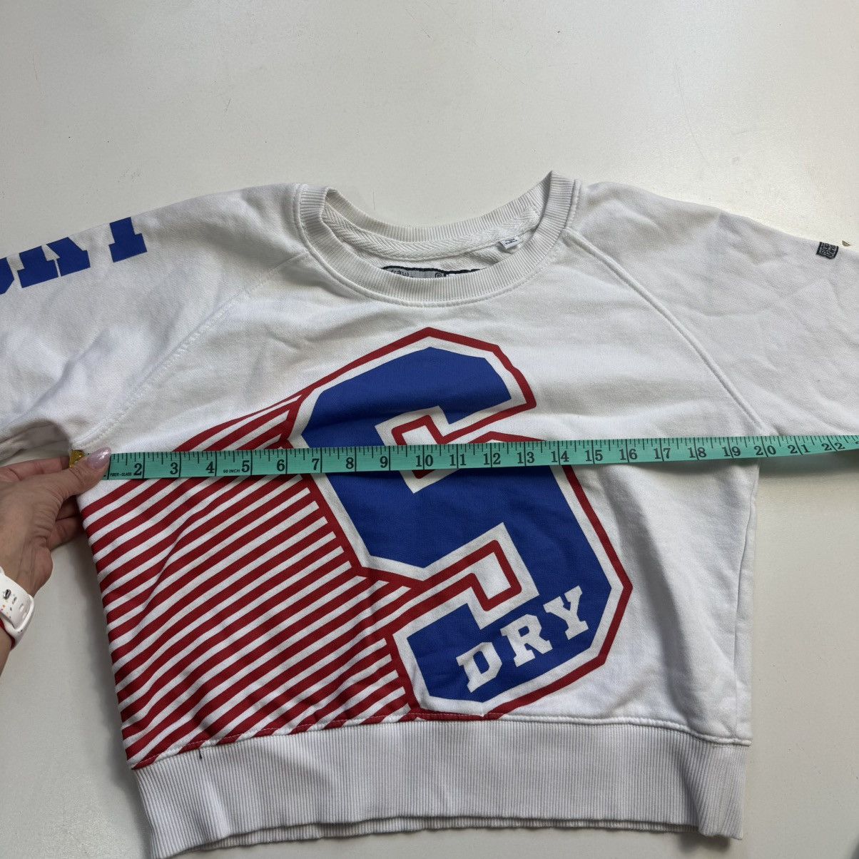 Supra Superdry Big S Crew Neck Sweatshirt short Crop Top M Size M / US 6-8 / IT 42-44 - 5 Thumbnail