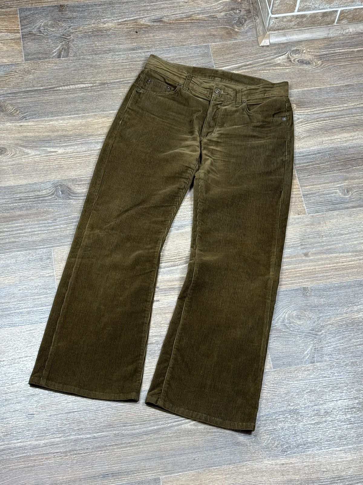 Gucci Vintage Gucci by Tom Ford Bootcut Flared Corduroy Brown Pant Size US 32 / EU 48 - 4 Thumbnail