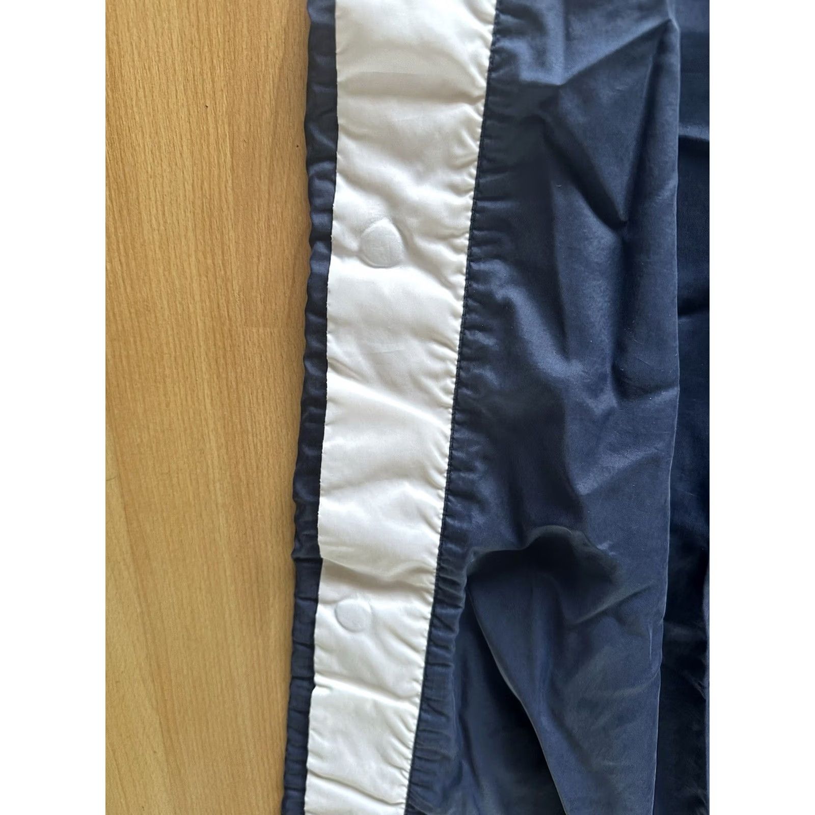 Nike VINTAGE Nike Windbreaker Size XL Blue White Black Tag Snap Breakaway RARE 90s Unisex Adults Size US XL / EU 56 / 4 - 3 Thumbnail