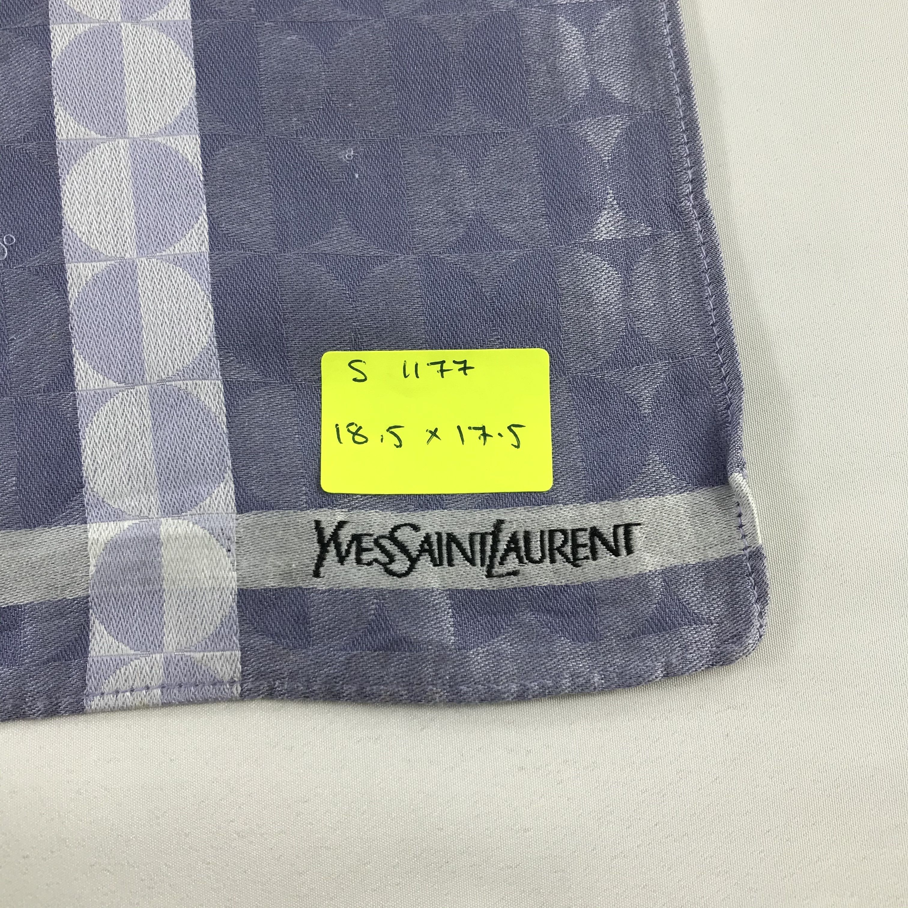 Vintage × Yves Saint Laurent Yves Saint Laurent Bandana / Handkerchief/Neckerchief -S1177 Size ONE SIZE - 5 Thumbnail