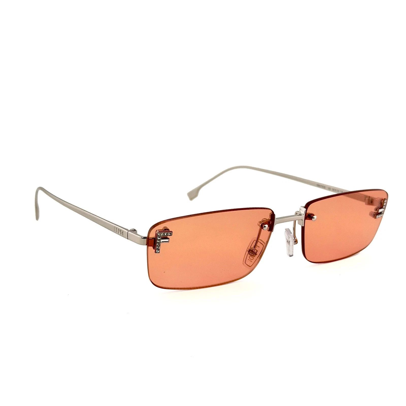 Fendi FENDI FE4172US FIRST 4172 Silver Orange Narrow Fashion 16J Size ONE SIZE - 9 Thumbnail