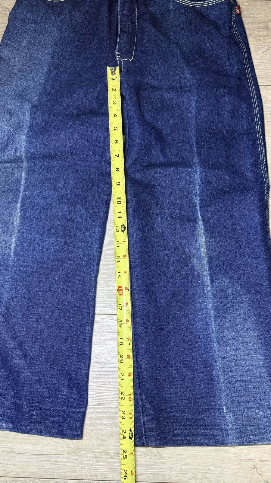 Miss Me Y2K 2000s JeanJer-Jeans Straight Legged Baggy Denim Jeans Size 33" - 8 Thumbnail