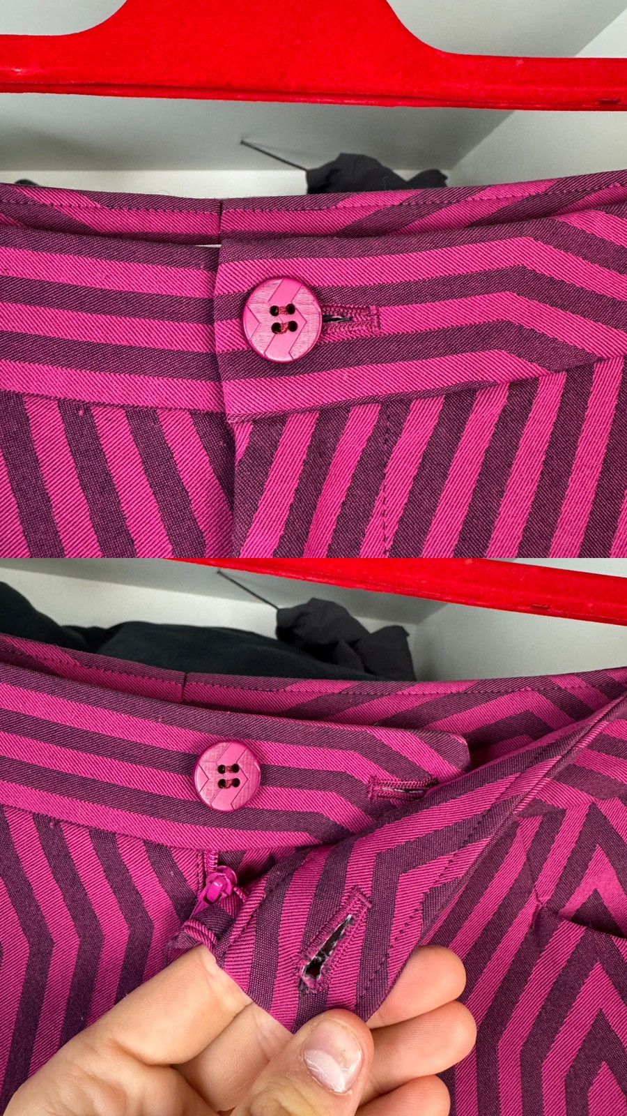 Issey Miyake Issey Miyake Women's Geometric Print Pants Size 3 Size 27" / US 4 / IT 40 - 3 Thumbnail