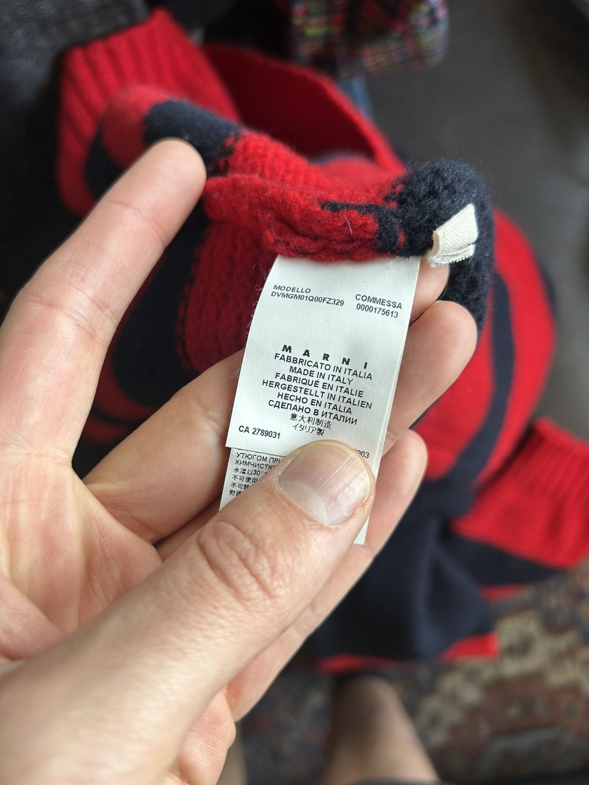 Marni Marni Wool and Cashmere Striped Sweater - Size 54 Size US L / EU 52-54 / 3 - 6 Thumbnail