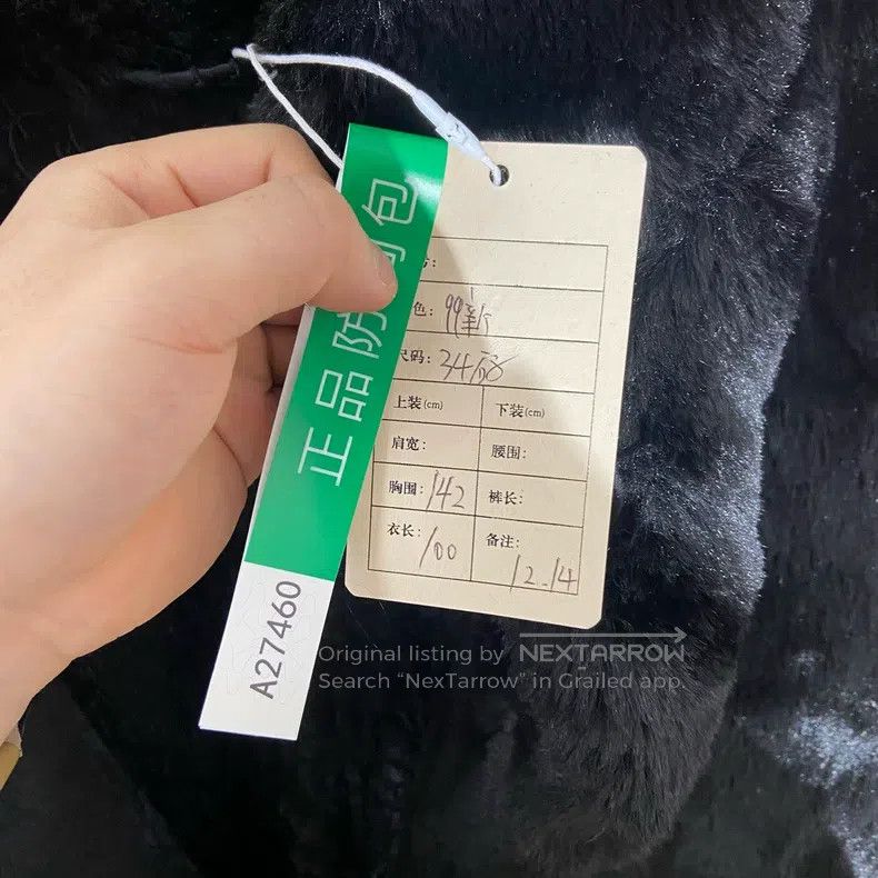 Balenciaga Balenciaga Black Lining Embroidered Logo Full Print Fur Co Size XXS / US 00 / IT 34 - 5 Thumbnail