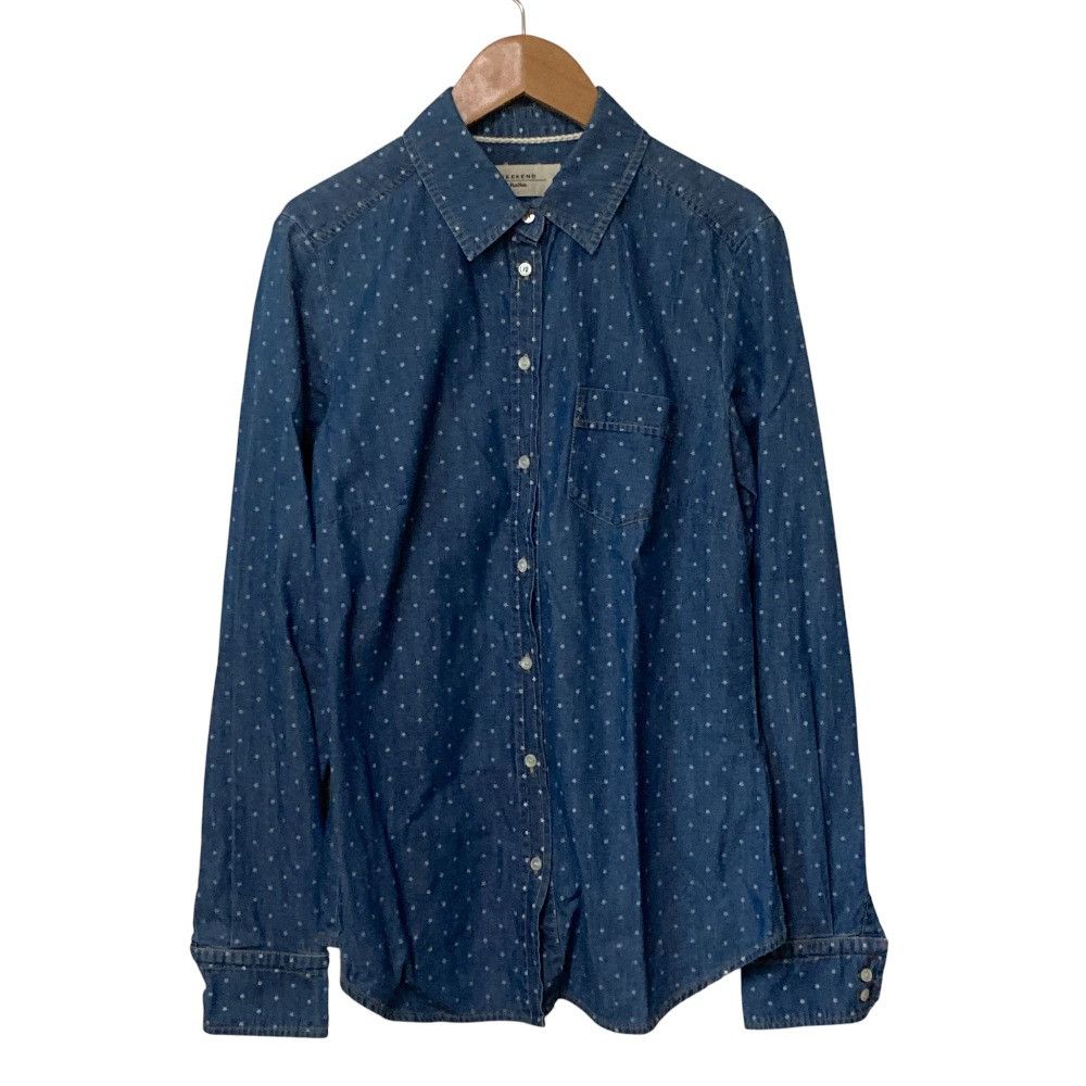 Max Mara Max Mara Weekend Denim Shirt Textile Tops DUTY FREE for USA