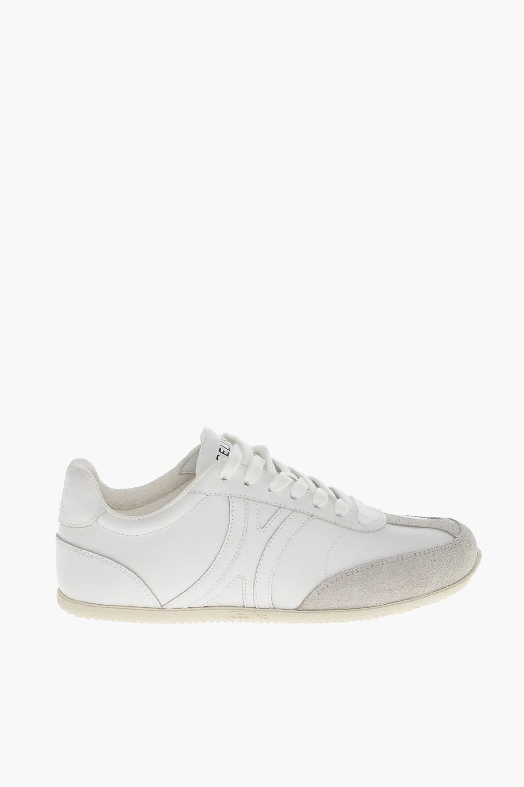 Celine o1mm0326 Leather Low-Top Sneakers in White Size US 6 / IT 36 - 1 Thumbnail