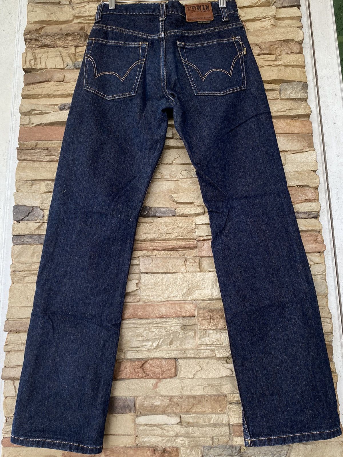Vintage 💸 Binding Offer Edwin 505 New Vintage Straight Cut Jeans Size US 28 / EU 44 - 8 Thumbnail
