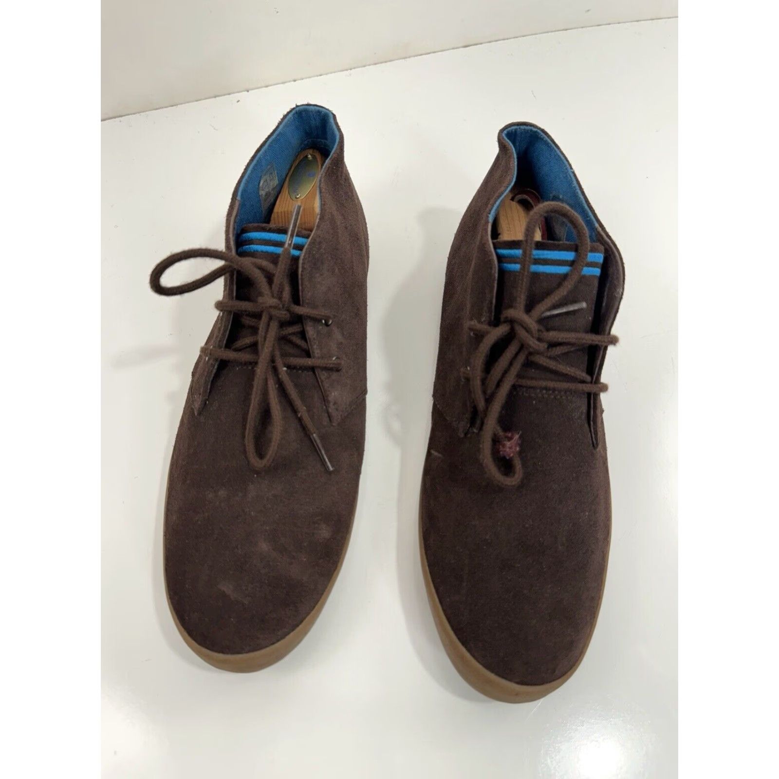 Fred Perry FRED PERRY Suede EATHER Mens 10.5 Chukka Ankle Boots Casual Brown Leather Upper Shoes Mens 10.5 Chukka Boots Brown Leather Suede EATHER Size US 11 / EU 44 - 2 Thumbnail