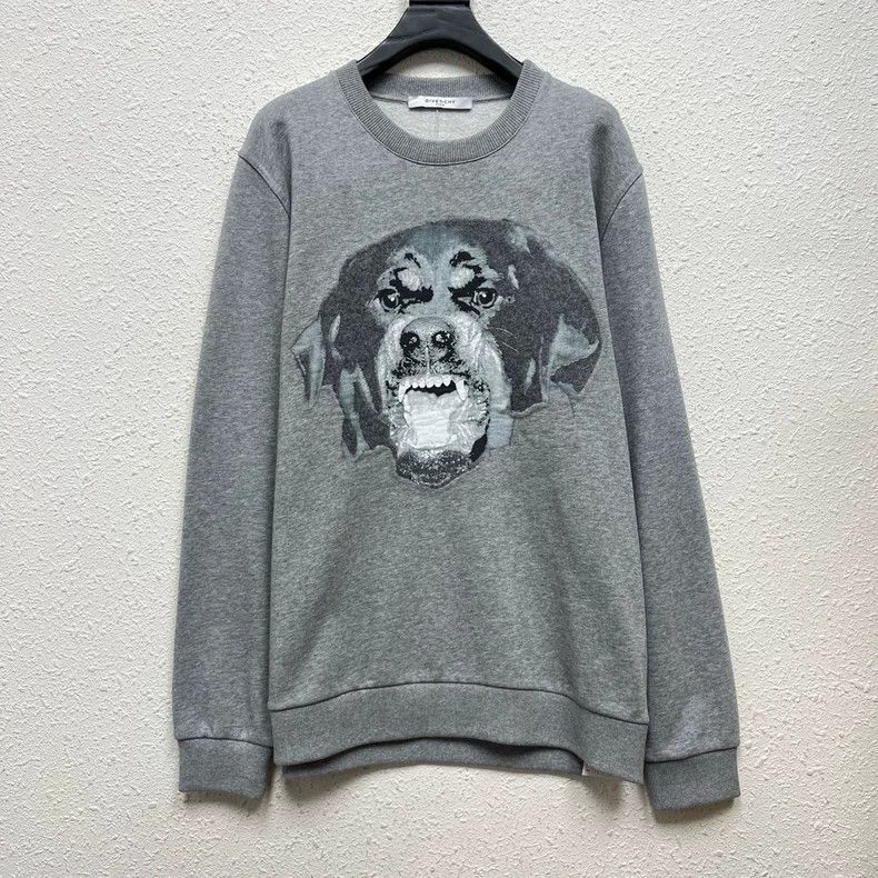 Givenchy Givenchy Dog Head Print Sweatshirt - dmc Size US L / EU 52-54 / 3 - 1 Thumbnail