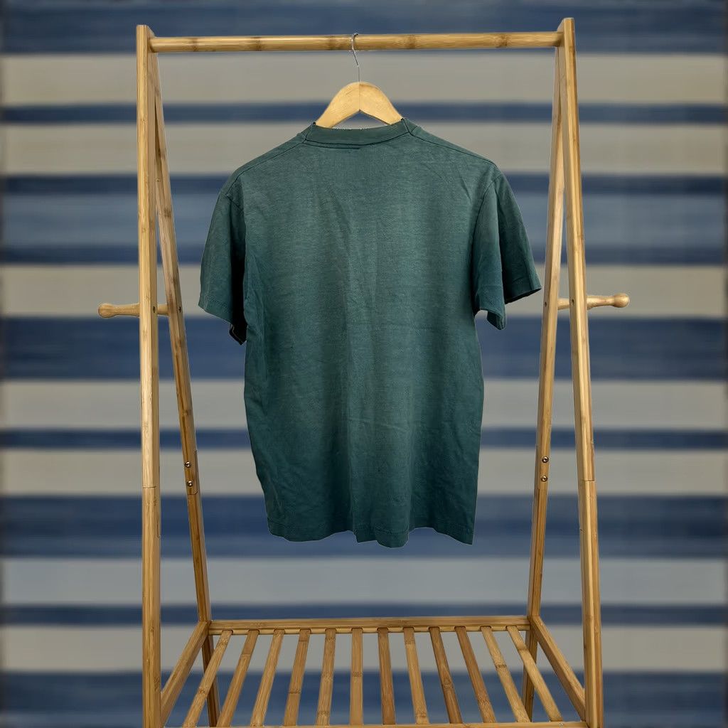 Vintage VTG 80s Gradient Sun Faded Distressed Worn Selvedge Pocket Front T-Shirt Size L Shirt Mens Green Teal"} Size US L / EU 52-54 / 3 - 1 Thumbnail