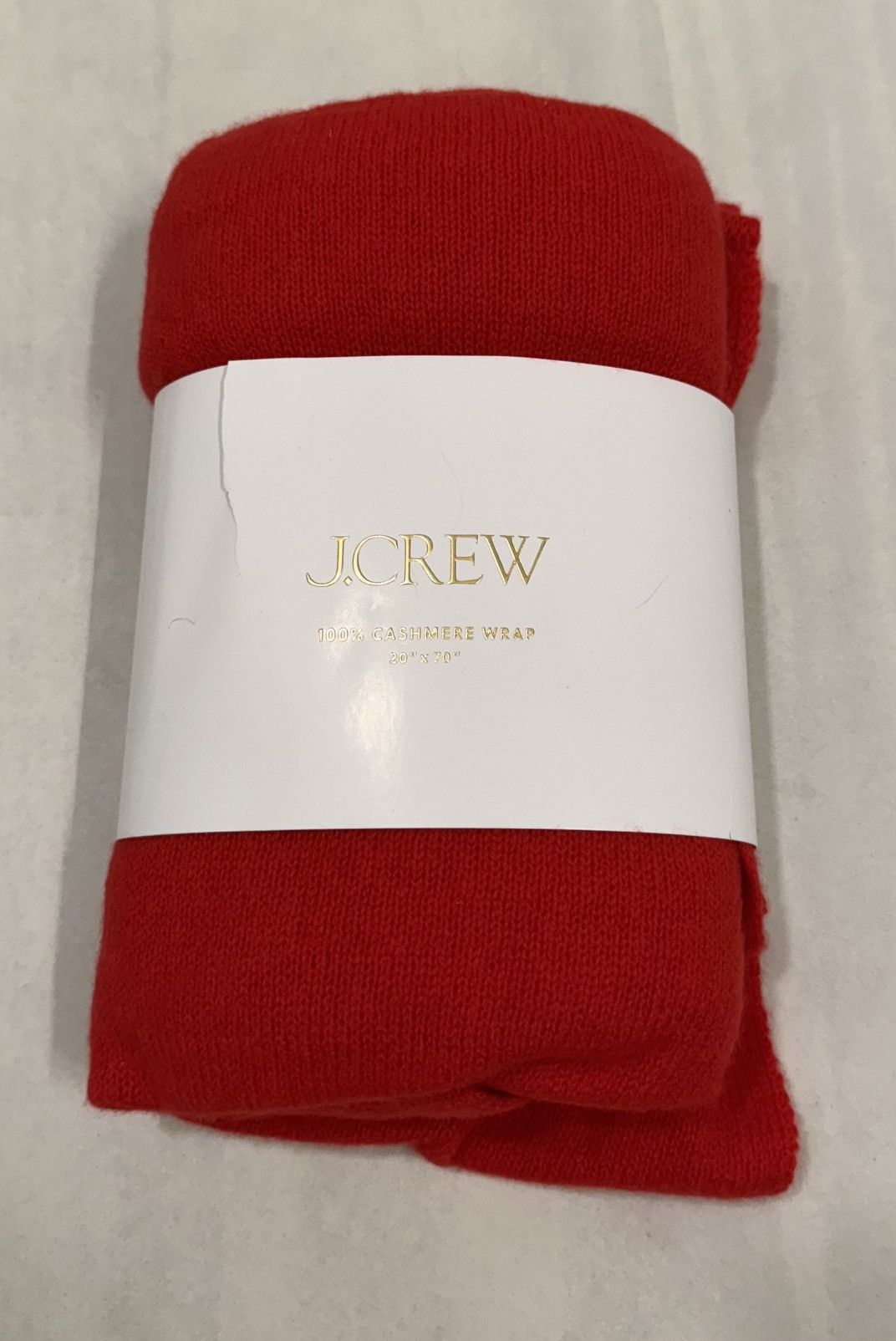 J.Crew J.Crew 100% Cashmere Wrap Red 20” x 70” Size ONE SIZE - 1 Thumbnail