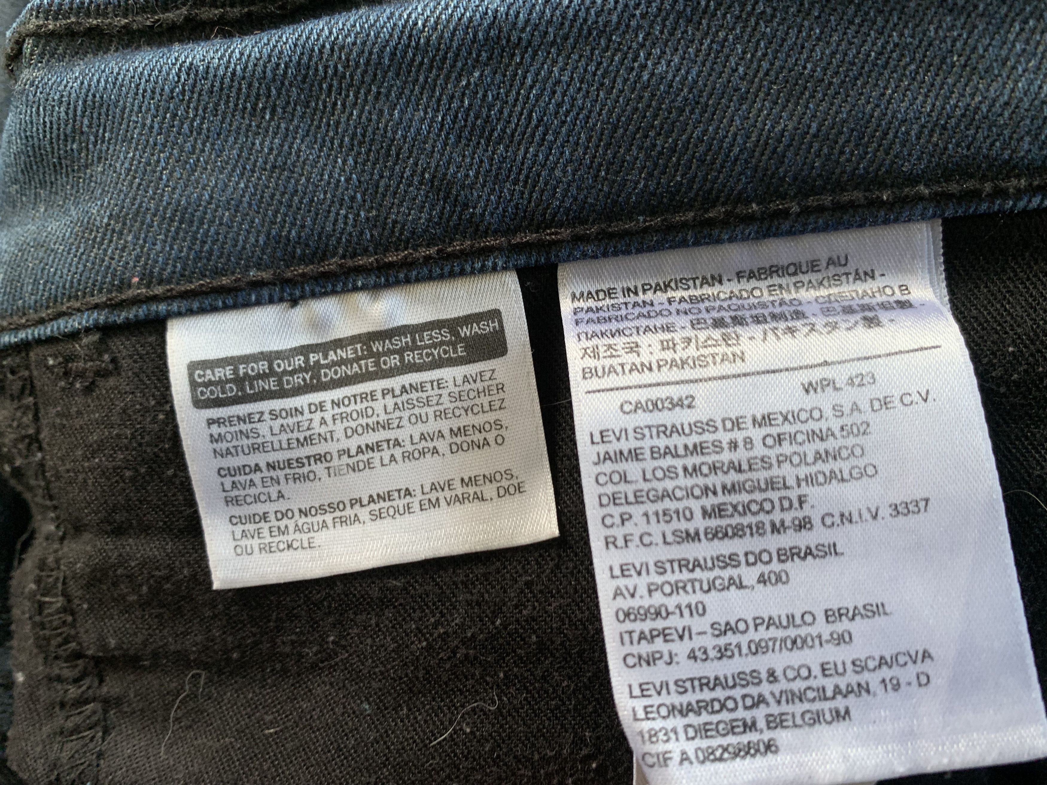 Levi's Levis 511 Waх Blue Jeans Size US 34 / EU 50 - 8 Thumbnail
