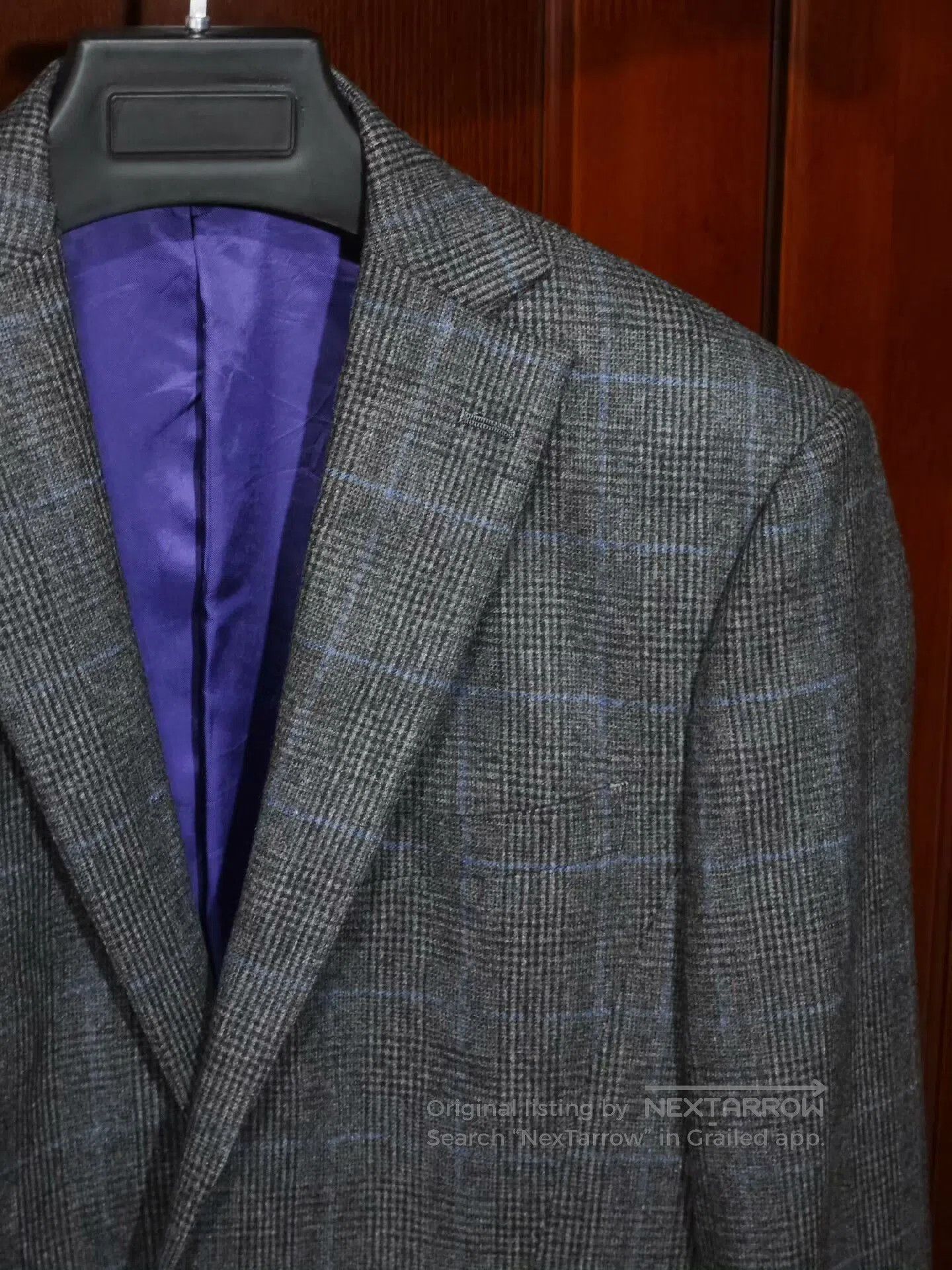 Japanese Brand Tailored Italian Wool Suit in Gray. Size US M / EU 48-50 / 2 - 2 Thumbnail