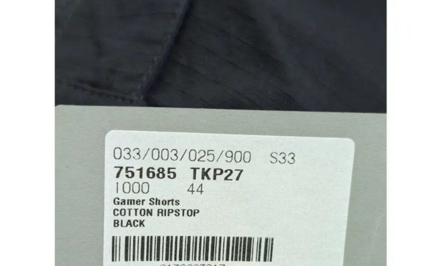 Balenciaga o1rshd1 Cotton Ripstop Gamer Shorts in Black Size US 28 / EU 44 - 24 Thumbnail