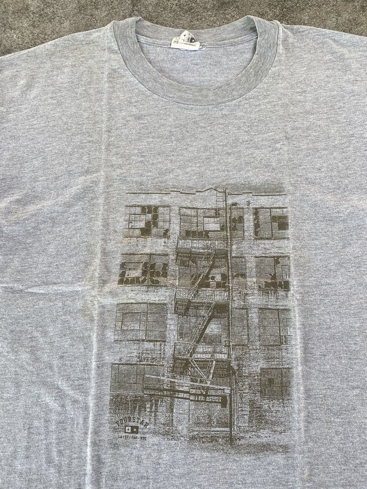 Fourstar × Shorty's Skateboards × Vintage Vintage Four star skateboard OAK t-shirt Size US L / EU 52-54 / 3 - 2 Thumbnail