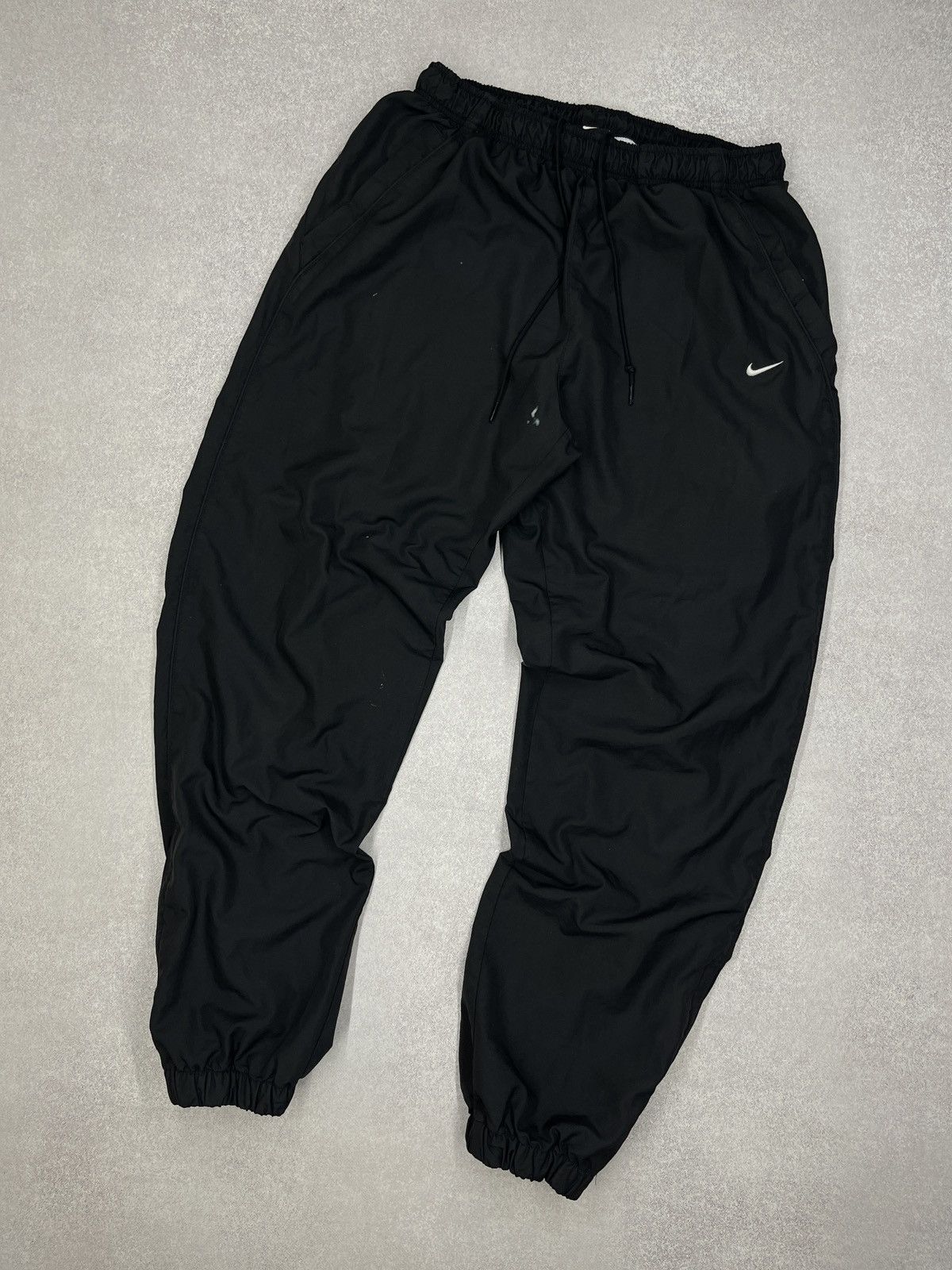 Nike Vintage Nike Nylon Black Sweatpants Drill Drip Y2K ACG TECH Size US 34 / EU 50 - 1 Thumbnail
