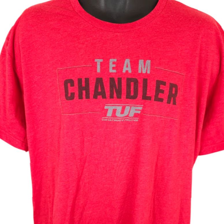UFC UFC Team Chandler T Shirt Mens 2XL Red The Ultimate Fighter TUF MMA Shirt Size US XXL / EU 58 / 5 - 2 Thumbnail