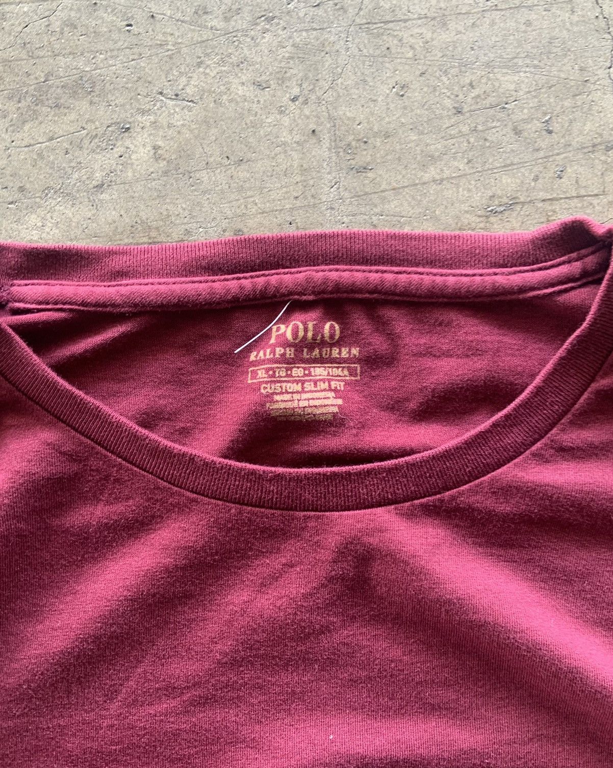 Japanese Brand × Polo Ralph Lauren × Vintage 2000s Polo Ralph Laurent Burgundy Size US L / EU 52-54 / 3 - 3 Thumbnail