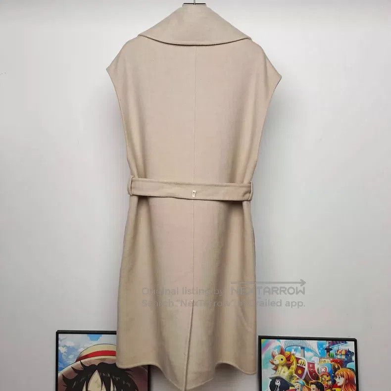 Hermes Hermes Solid Color Lapel Single-breasted Sleeveless Coat Size XS / US 0-2 / IT 36-38 - 2 Thumbnail