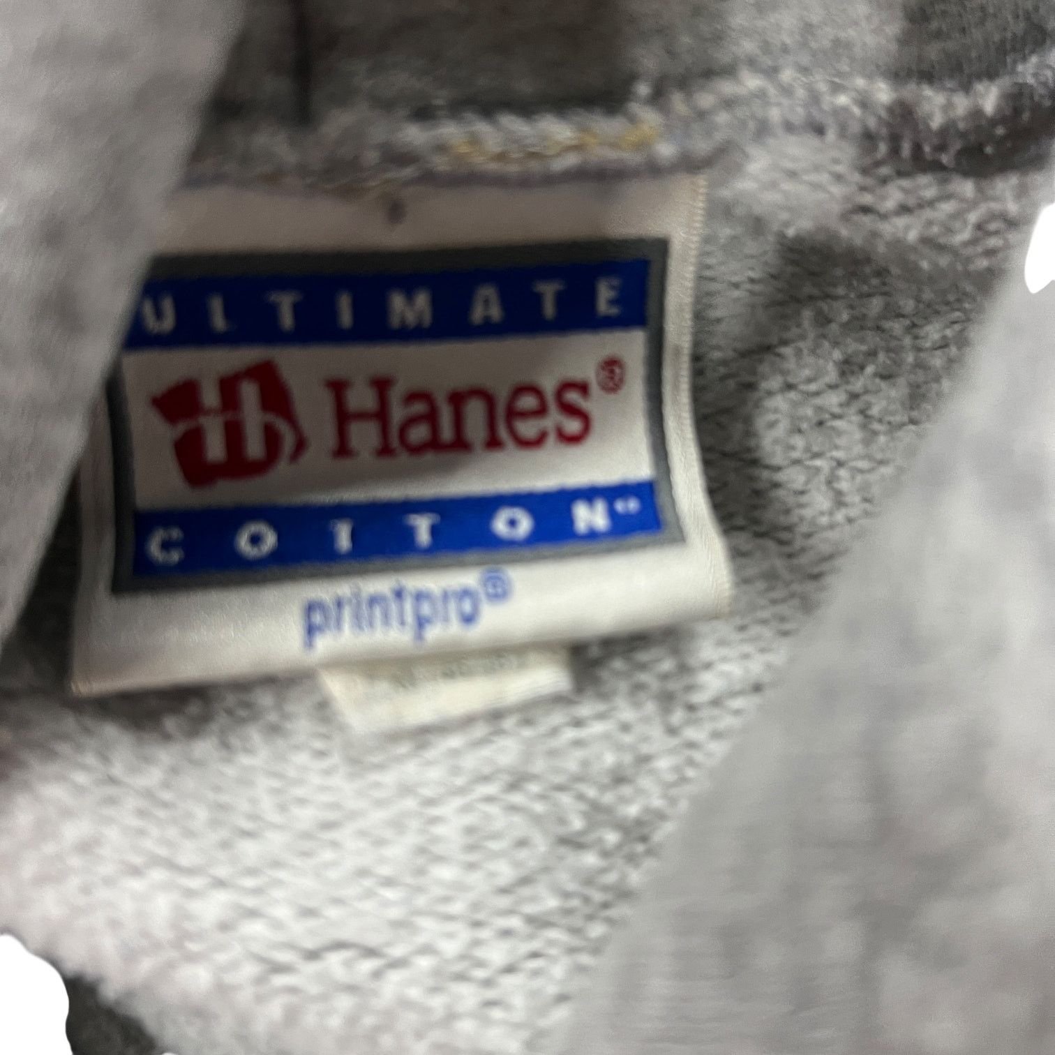 Hanes Vintage Grey/White Hanes Hoodie Size US L / EU 52-54 / 3 - 6 Thumbnail