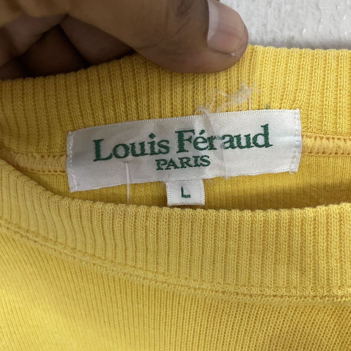 Louis Feraud Vintage Louis Feraud Embroidery Big Logo Sweatshirt Size US M / EU 48-50 / 2 - 5 Thumbnail