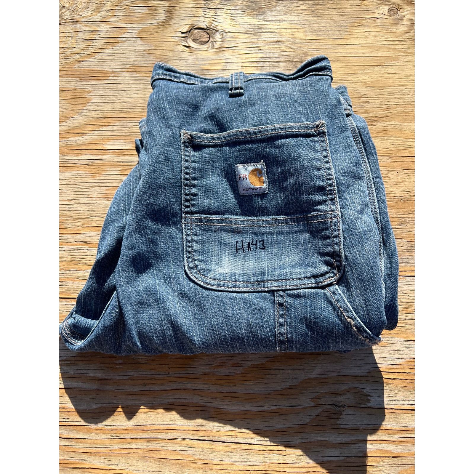 Carhartt Carhartt FR Jeans Mens 36x32 Blue Denim Carpenter Utility Size US 36 / EU 52 - 1 Thumbnail