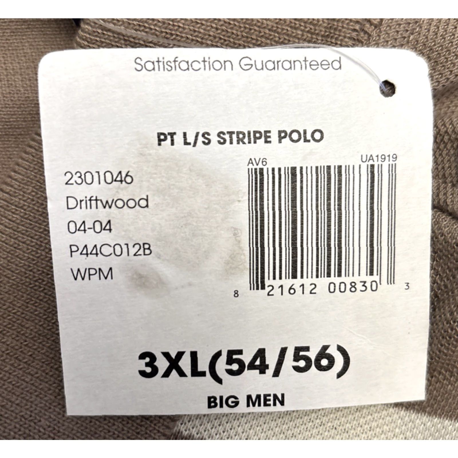 Vintage NWT Puritan Big & Tall Polo Shirt Striped Brown 3X Large Big 3X Men Casual Pocket Long Sleeve Cotton Polyester Size US XXL / EU 58 / 5 - 6 Thumbnail