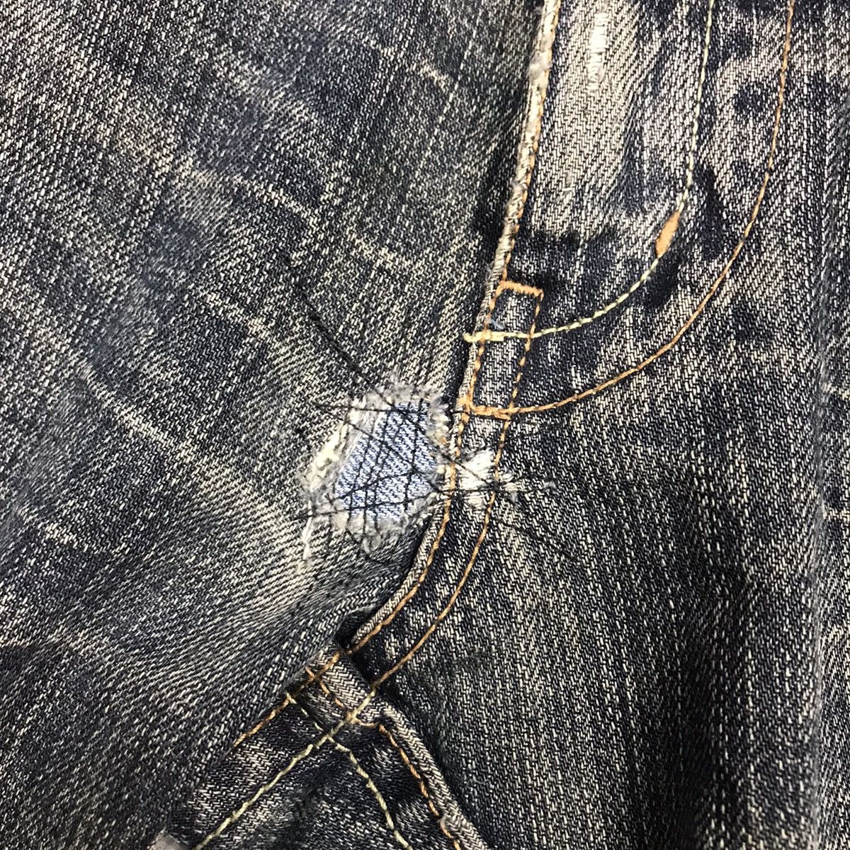 14th Addiction × If Six Was Nine FLARED🔥BOOTCUT ALDELIO JAPAN DISTRESSED DENIM PANTS Size US 30 / EU 46 - 19 Thumbnail