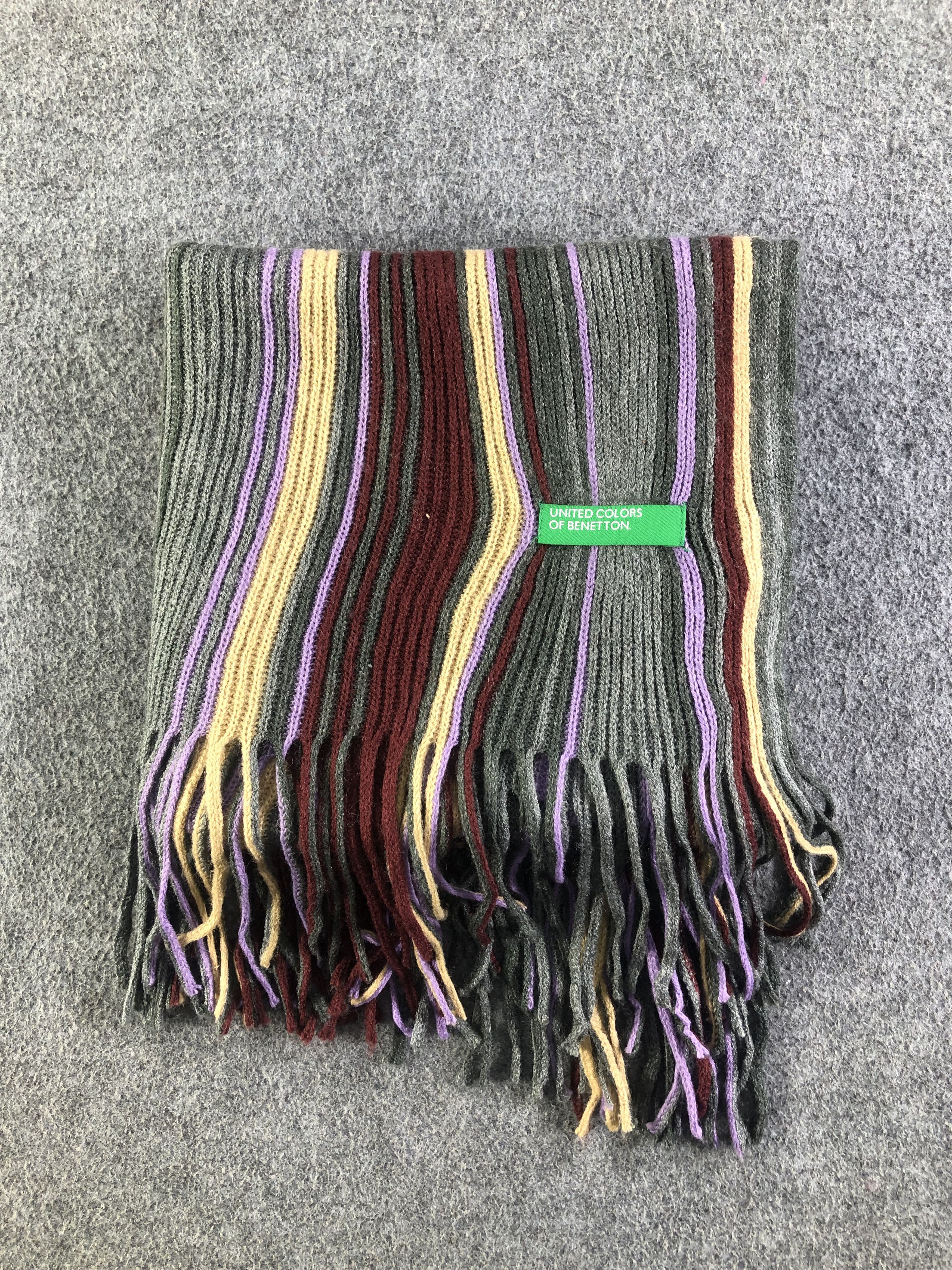 Benetton United Colors Of Benetton Scarf / Muffler / Neckwear SS1272 Size ONE SIZE - 5 Thumbnail