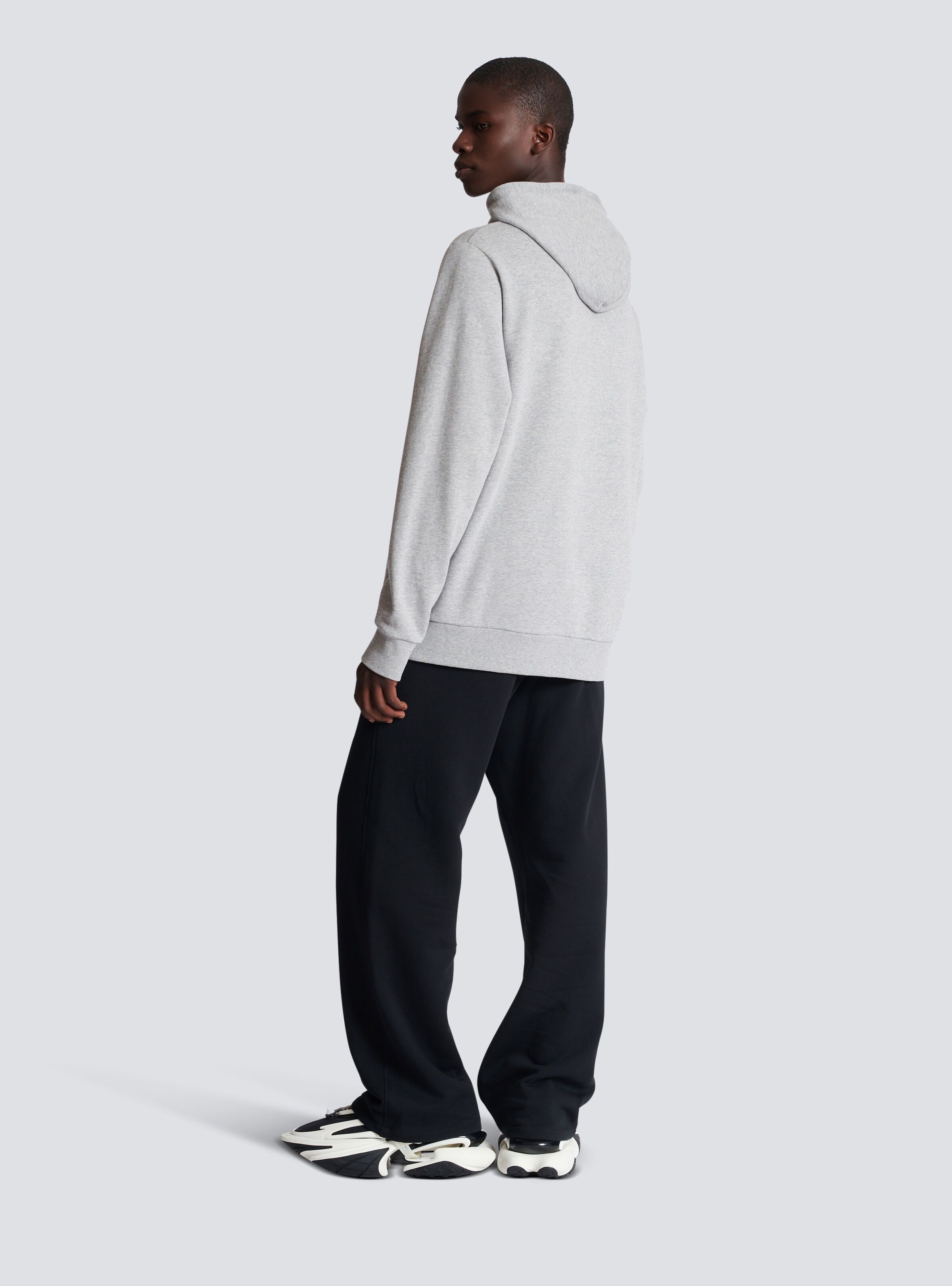 Balmain o1s1wg110125 Hoodie in Grey Size US M / EU 48-50 / 2 - 4 Thumbnail