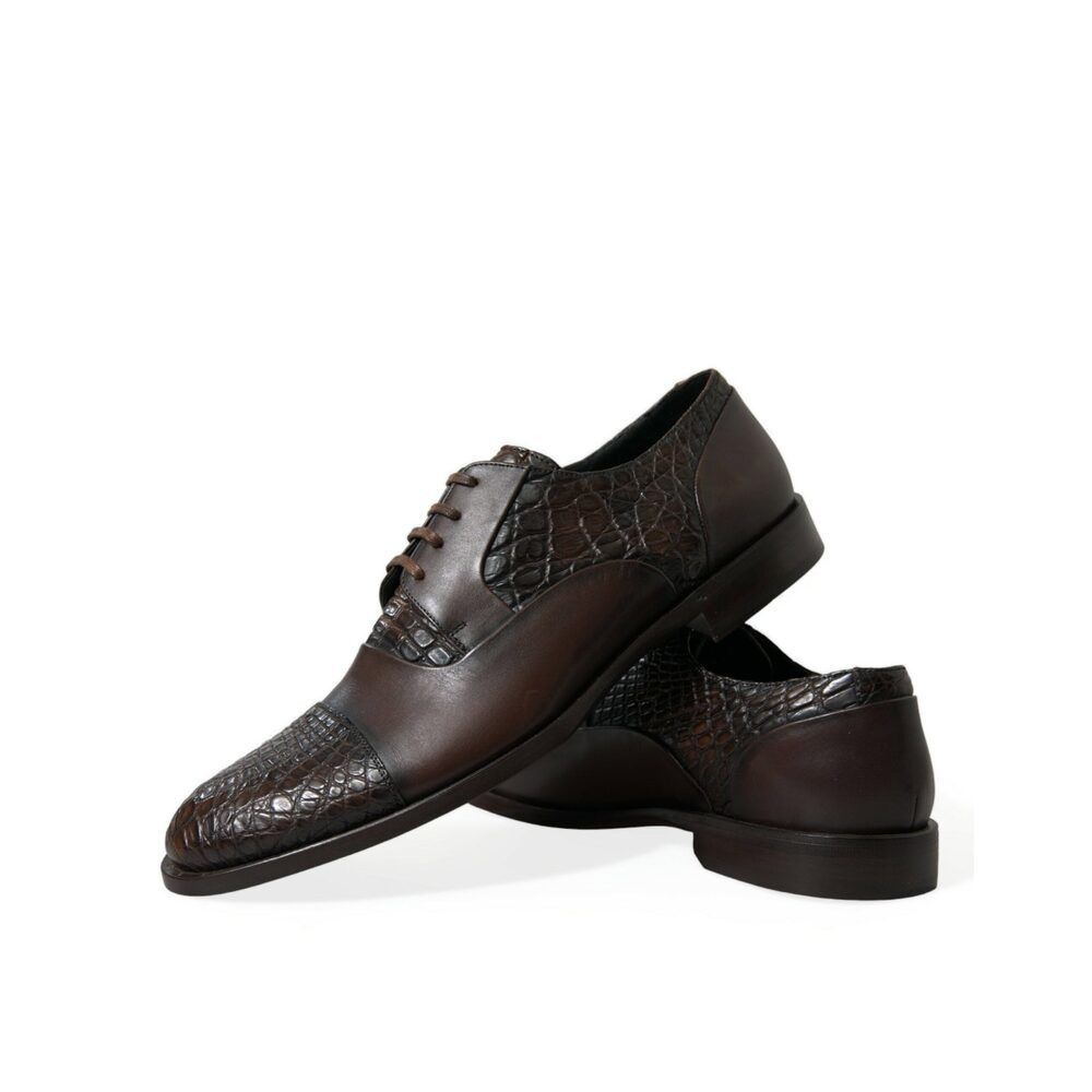Dolce & Gabbana Dolce & Gabbana Elegant Textured Leather Oxford Dress Shoes Size US 8 / EU 41 - 7 Thumbnail