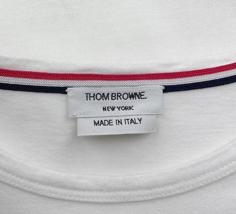 Thom Browne Thom Browne White short sleeves Size US S / EU 44-46 / 1 - 5 Thumbnail