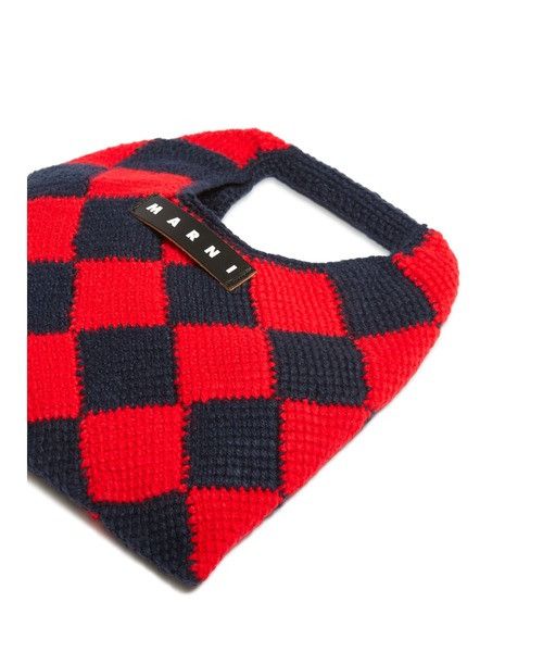 Marni o1f1d3z0725 Size: OS / Diamond Geometric-Bag in Navy/Red Size ONE SIZE - 4 Thumbnail