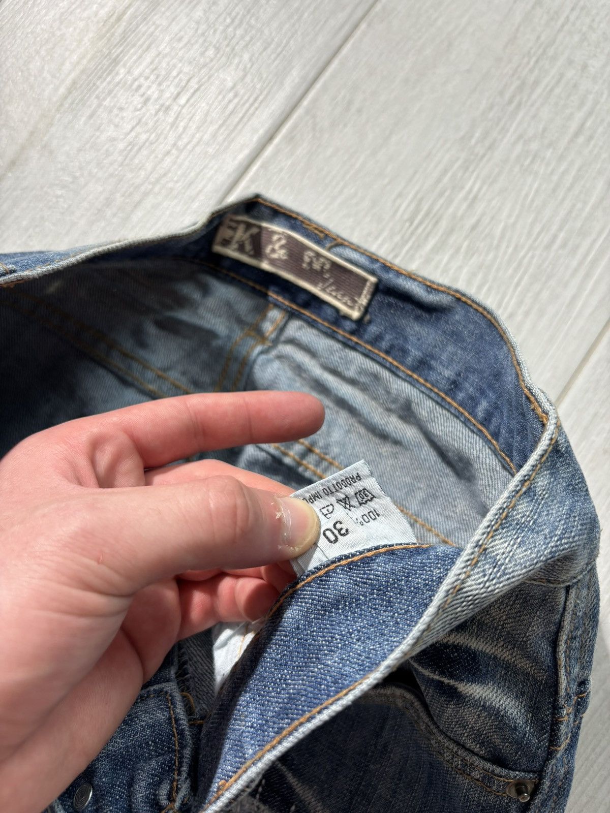 Japanese Brand Vintage Y2K Japanese Jeans Distressed Retro USA Style Size US 30 / EU 46 - 5 Thumbnail