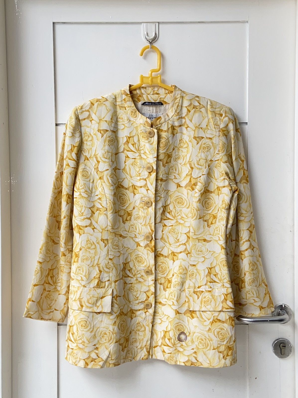 Valentino VALENTINO MISS V Yellow Flower Blazers Size 50L - 7 Thumbnail