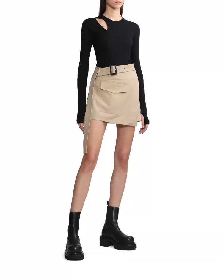 HELMUT LANG Cut-out design T-shirt