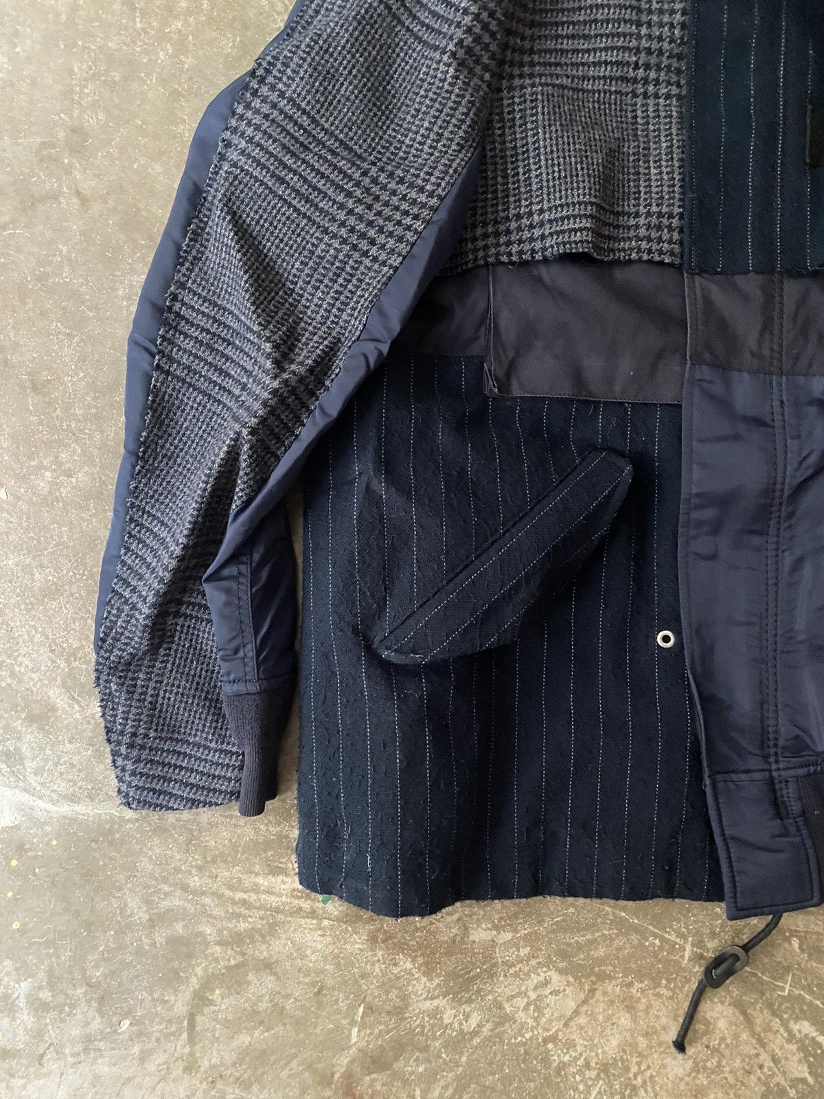 Sacai Sacai Patchwork Military Jacket Kapital Comme des Garcons Size US L / EU 52-54 / 3 - 5 Thumbnail