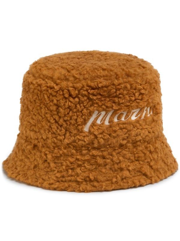 Marni o1w1db10824 Size: OS / Hat in brown Size ONE SIZE - 1 Thumbnail