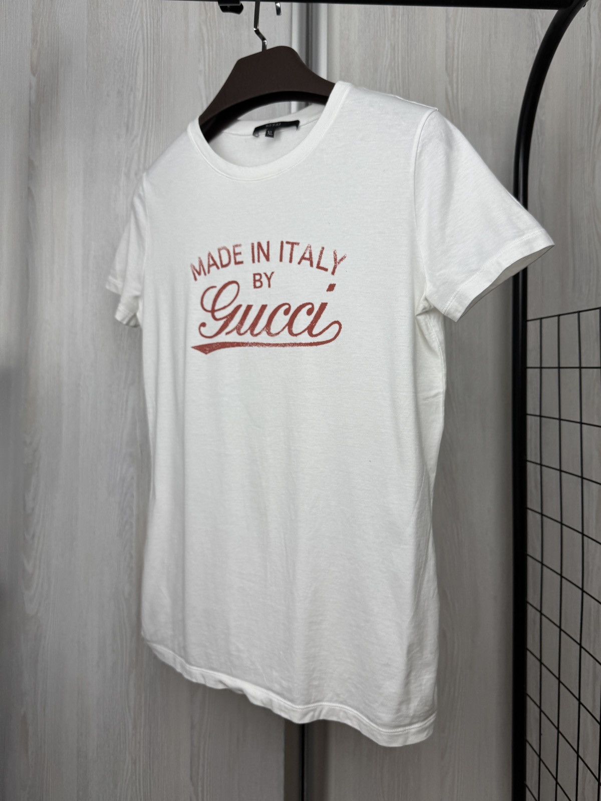 Gucci Gucci made in Italy big logo white womens tee shirt XL Size XL / US 12-14 / IT 48-50 - 4 Thumbnail