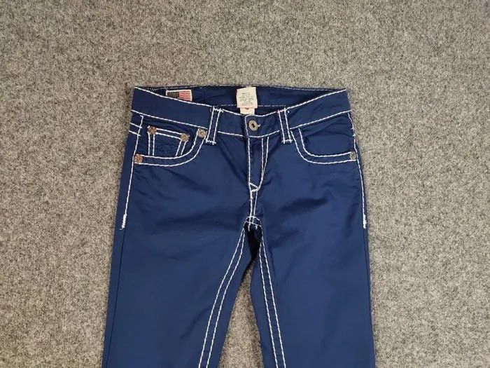 True Religion True Religion Brooklyn Blue Denim Vintage Jeans Made in USA Size 28" / US 6 / IT 42 - 5 Thumbnail