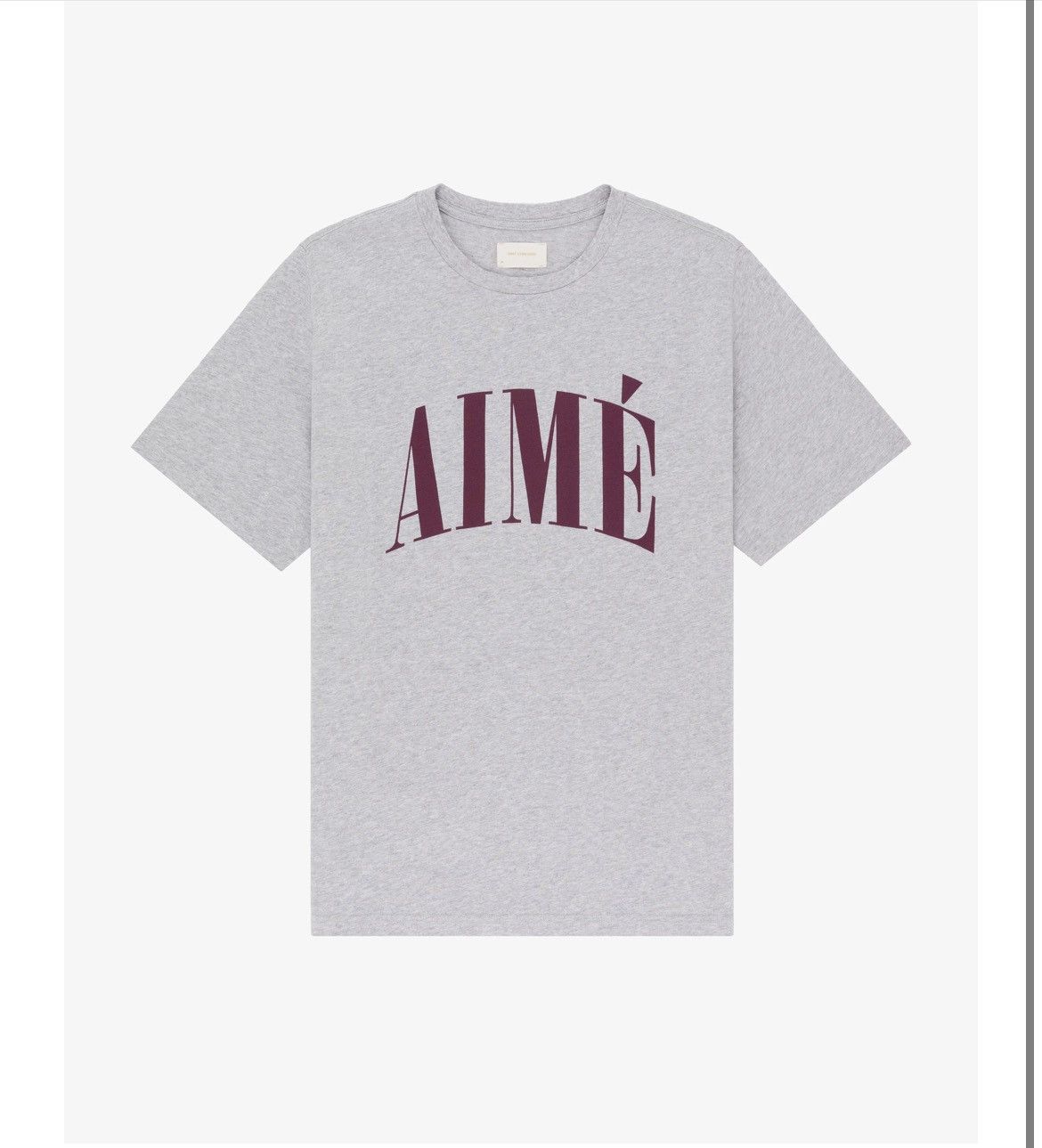 Aime Leon Dore Small ALD Aime slub tee grey burgundy Size US S / EU 44-46 / 1 - 1 Thumbnail